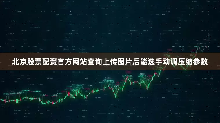 北京股票配资官方网站查询上传图片后能选手动调压缩参数